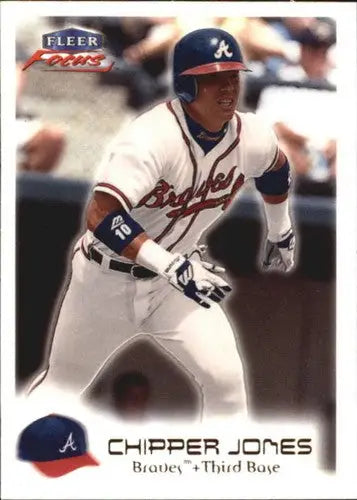 2000 Fleer Focus #118 Chipper Jones NM-MT Braves - Baseball Card Single
