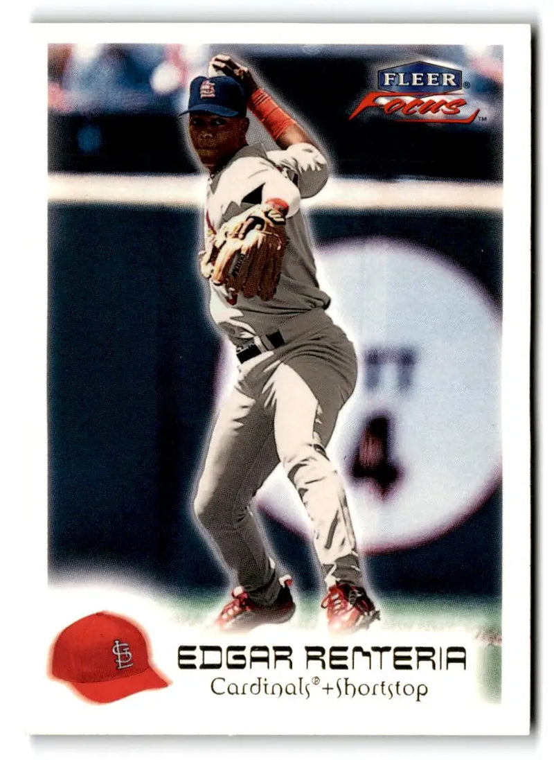 2000 Fleer Focus #124 Edgar Renteria - Baseball Card Single