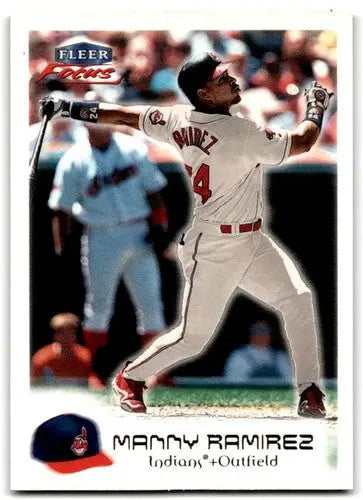 2000 Fleer Focus #90 Manny Ramirez NM-MT Indians ID:81210 - Baseball Card Single