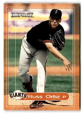 2000 Fleer Impact #10 Russ Ortiz - Baseball Card Single