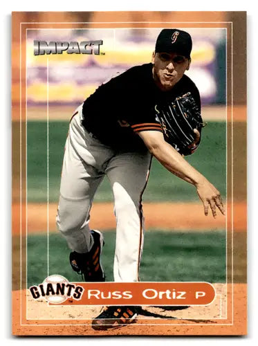 2000 Fleer Impact #10 Russ Ortiz NM Near Mint Giants ID:82896 - Baseball Card Single