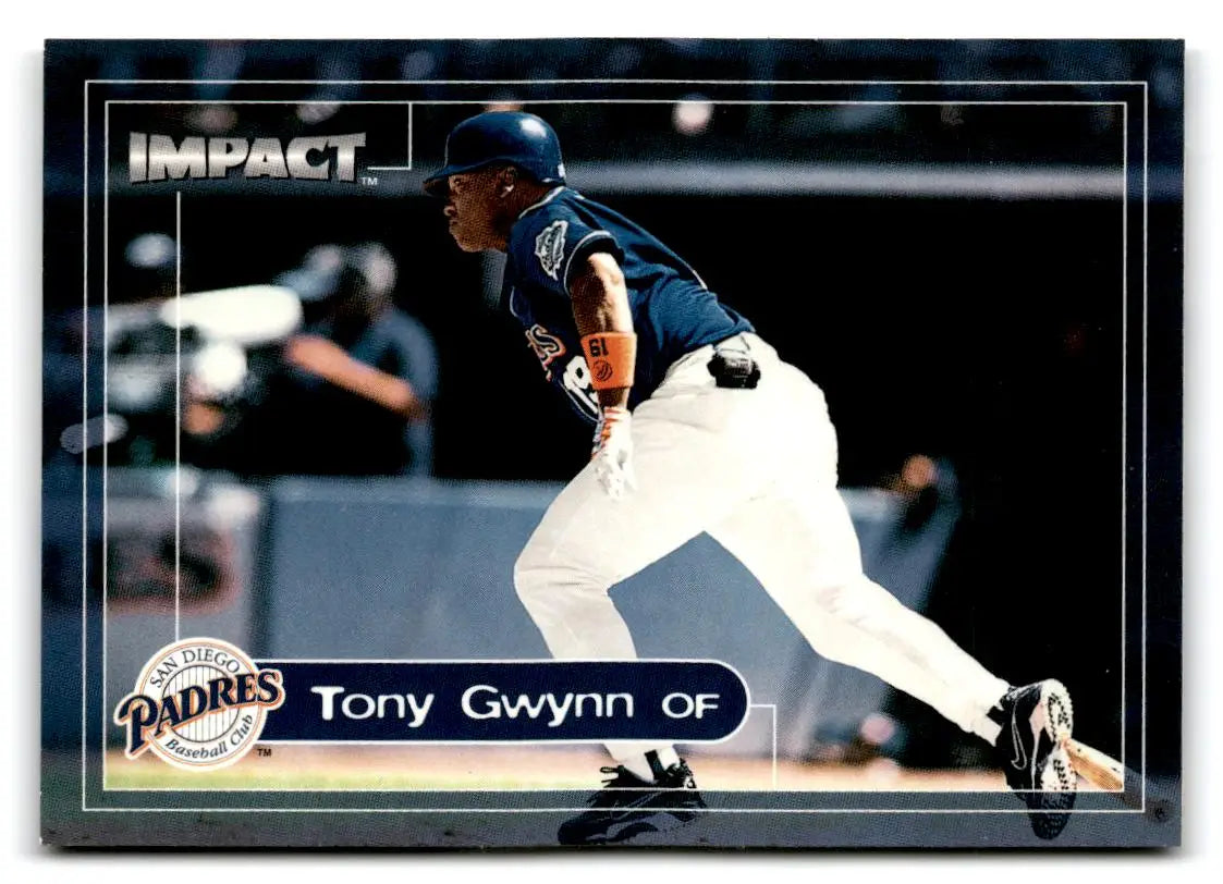 2000 Fleer Impact #36 Tony Gwynn - Baseball Card Single