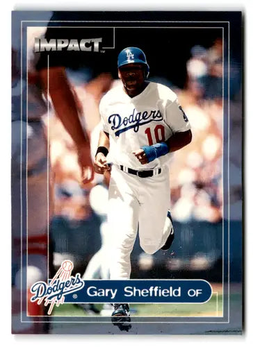 2000 Fleer Impact #52 Gary Sheffield NM Near Mint Dodgers ID:77302 - Baseball Card Single