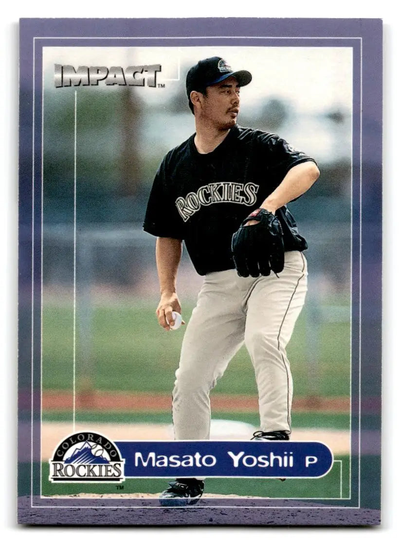 2000 Fleer Impact #75 Masato Yoshii - Baseball Card Single