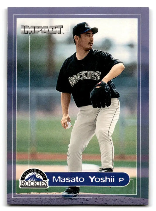2000 Fleer Impact #75 Masato Yoshii - Baseball Card Single