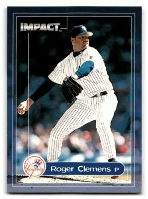 2000 Fleer Impact #86 Roger Clemens - Baseball Card Single