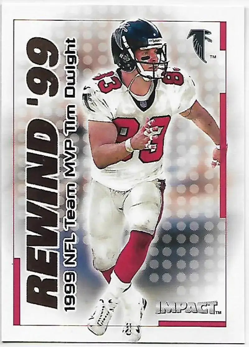 2000 Fleer Impact Rewind ’99 #2 Tim Dwight NM-MT Falcons - Football Card Single