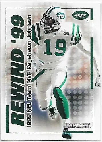 2000 Fleer Impact Rewind ’99 #21 Keyshawn Johnson NM-MT - Football Card Single