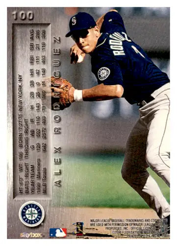 2000 Fleer Metal #100 Alex Rodriguez NM-MT Mariners ID:62979 - Baseball Card Single
