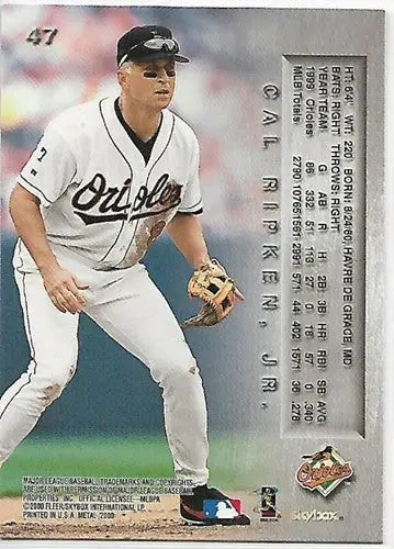 2000 Fleer Metal #47 Cal Ripken Jr. NM-MT Orioles - Baseball Card Single