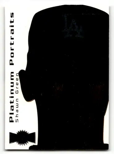 Original gloss 2000 Fleer Metal Platinum Portraits PP10 Shawn Green baseball card