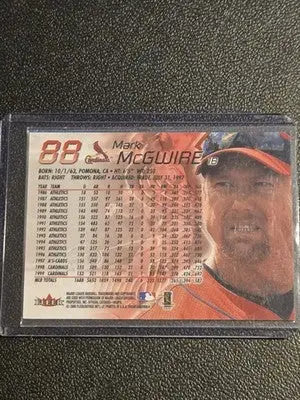 2000 Fleer Showcase #88 Mark McGwire - Baseball Card Single