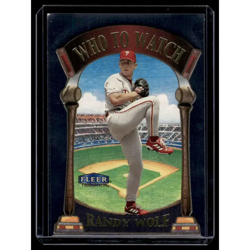 2000 Fleer Tradition #10WW Randy Wolf Philadelphia Phillies NM-MT Baseball Card - Baseball Card Single