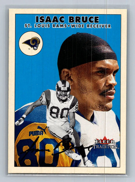 2000 Fleer Tradition #170 Isaac Bruce St. Louis Rams - Football Card Single