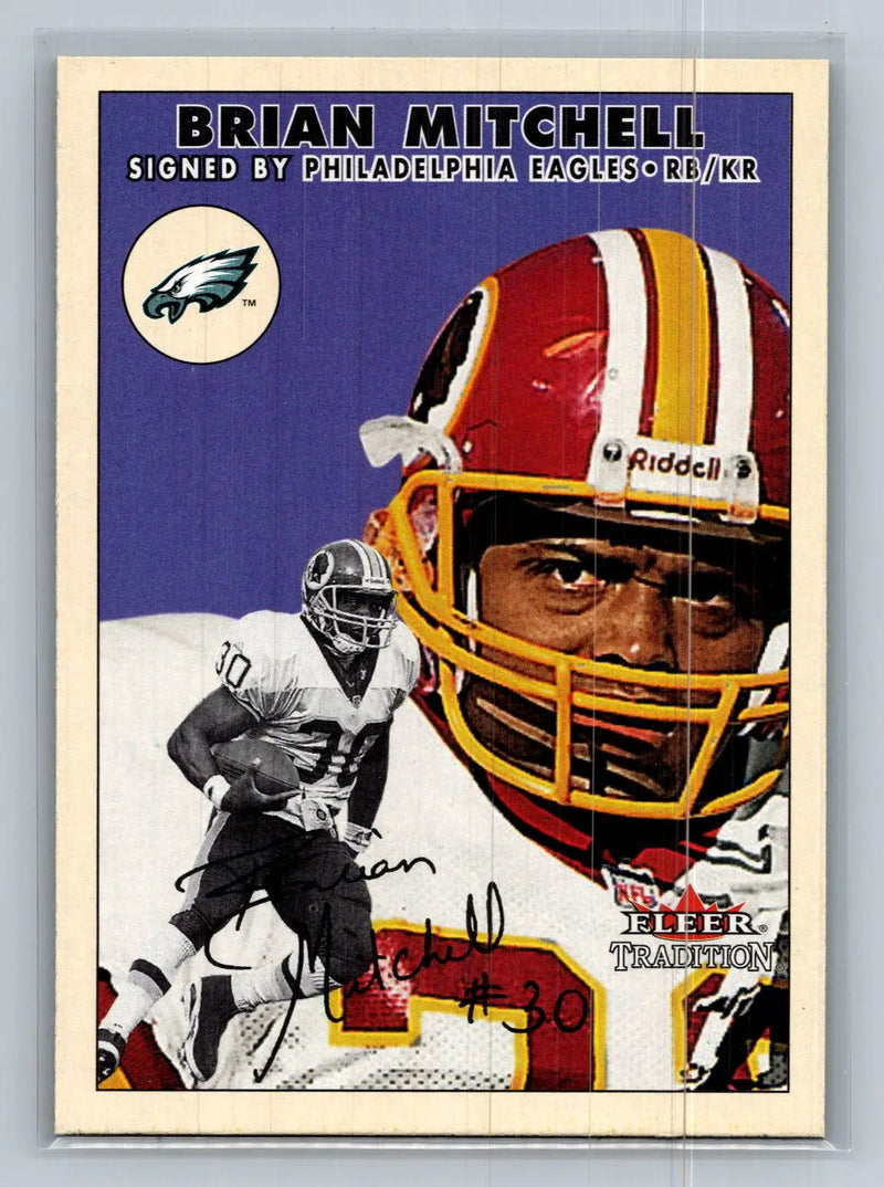 2000 Fleer Tradition #178 Brian Mitchell Philadelphia Eagles - Football Card Single