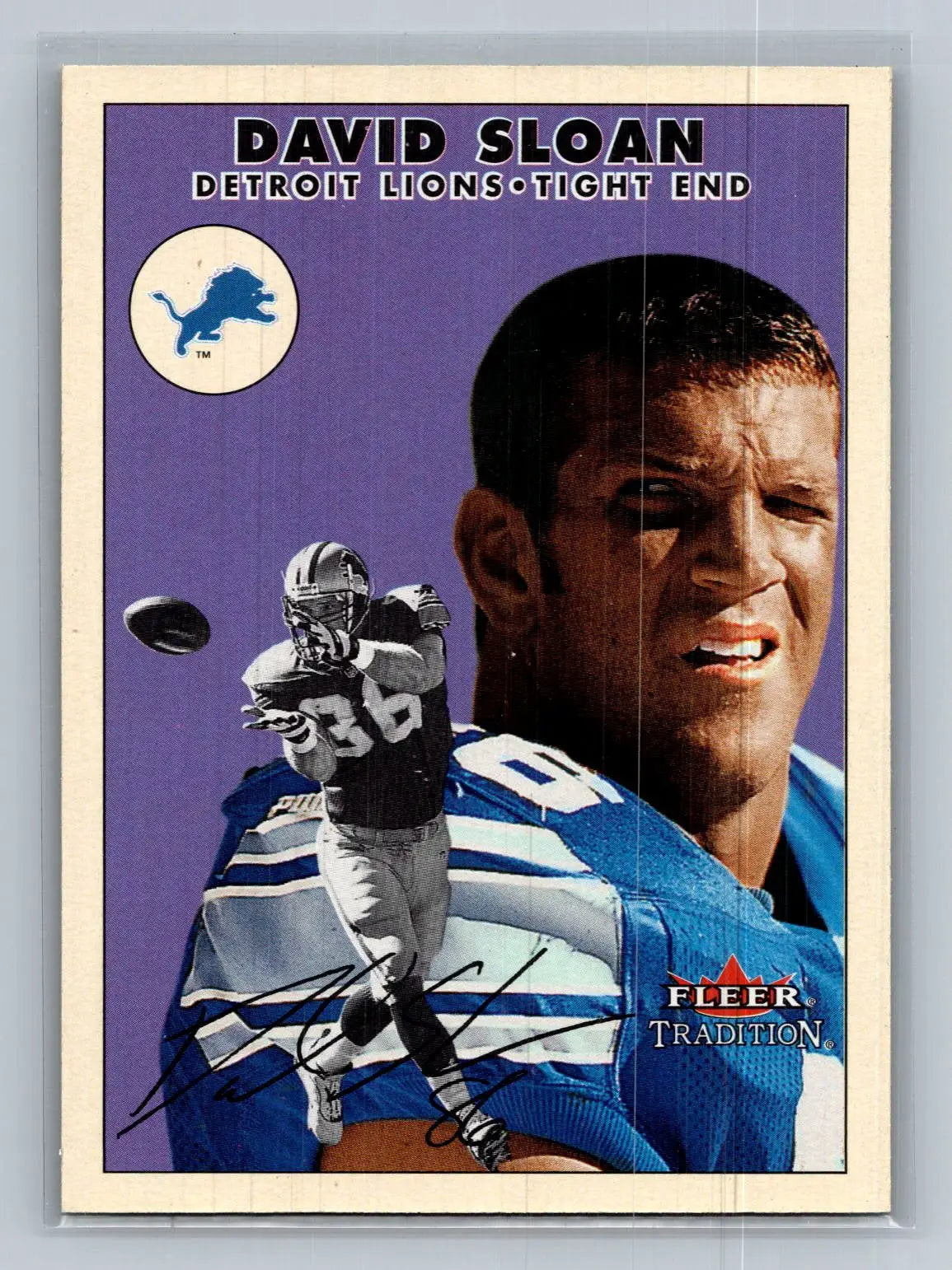 2000 Fleer Tradition #185 David Sloan Detroit Lions - Football Card Single