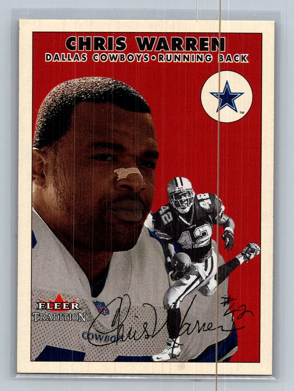 2000 Fleer Tradition #256 Chris Warren Dallas Cowboys - Football Card Single
