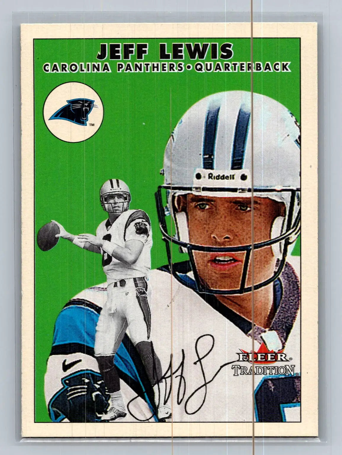 2000 Fleer Tradition #278 Jeff Lewis Carolina Panthers - Football Card Single