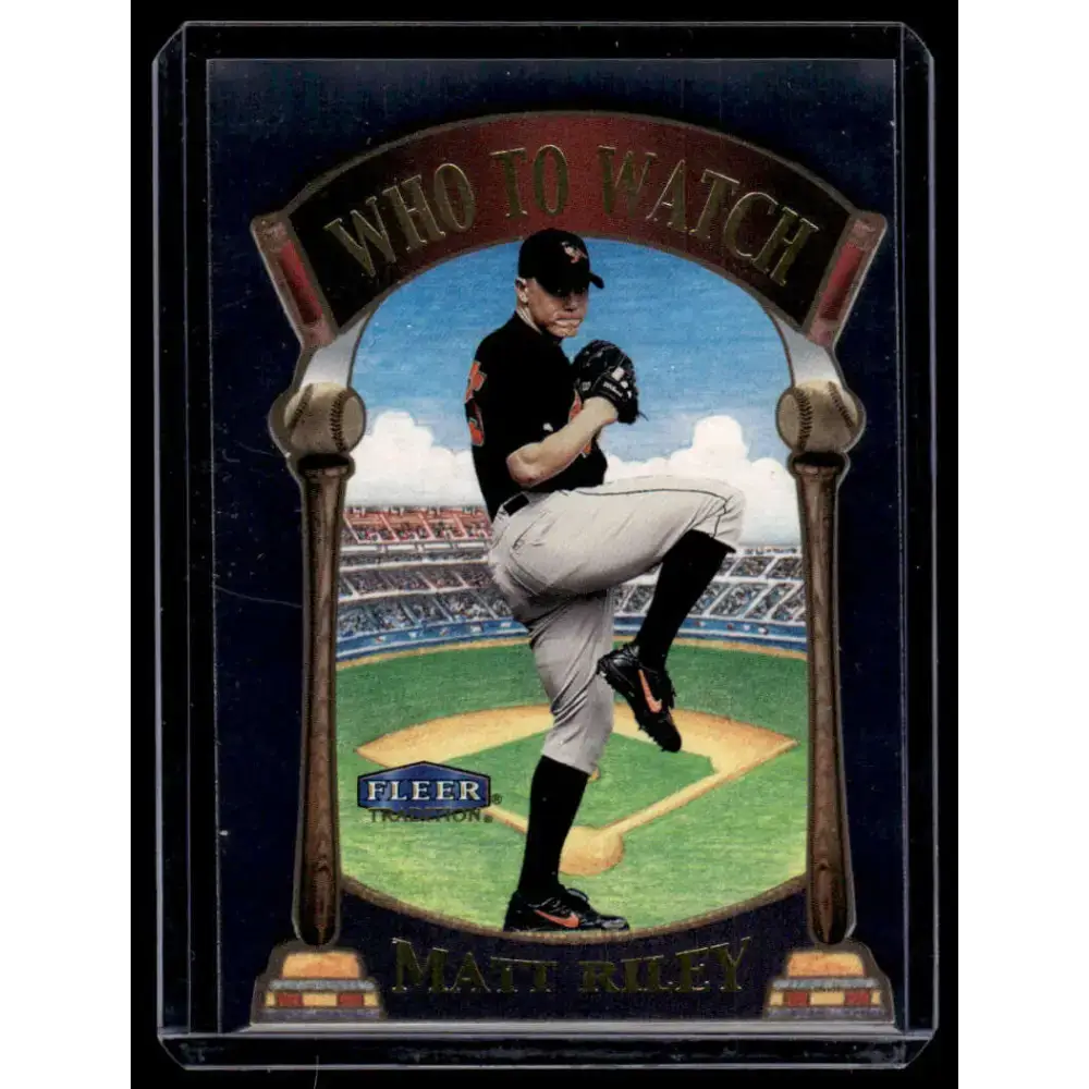 2000 Fleer Tradition #2WW Matt Riley Baltimore Orioles NM-MT Baseball Card - Baseball Card Single