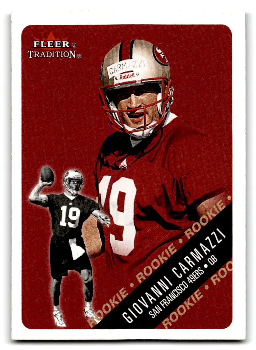 2000 Fleer Tradition #330 Giovanni Carmazzi 49ers - Football Card Single