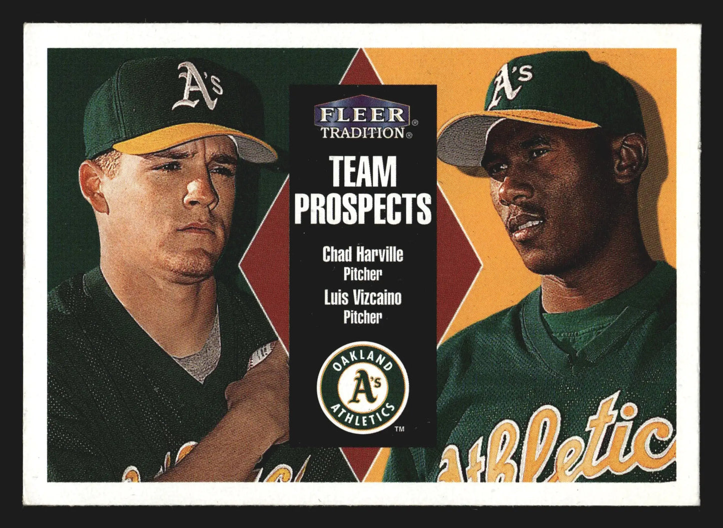 2000 Fleer Tradition #434 Chad Harville Luis Vizcaino Athletics - Baseball Card Single