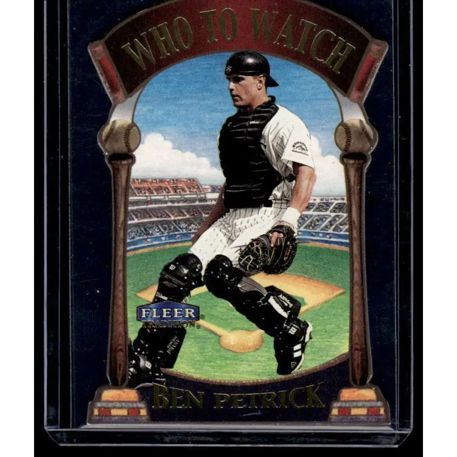 2000 Fleer Tradition #4WW Ben Petrick Colorado Rockies NM-MT Baseball Card - Baseball Card Single