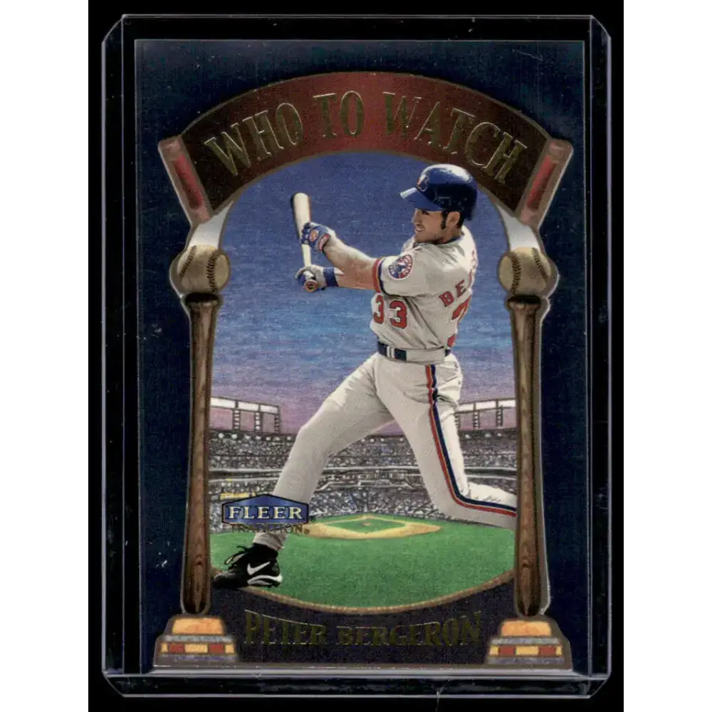 2000 Fleer Tradition #6WW Peter Bergeron Montreal Expos NM-MT Baseball Card - Baseball Card Single