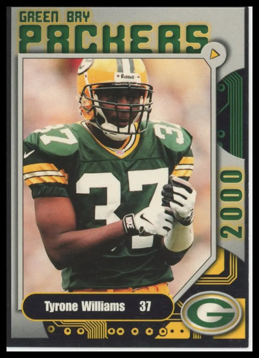 2000 Green Bay Packers Police Tyrone Williams 19 Green Bay Packers LP - Football Card Single