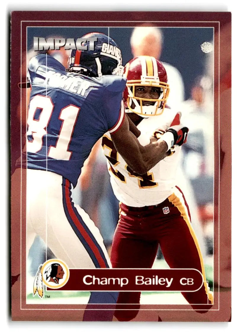 2000 Impact #63 Champ Bailey - Football Card Single