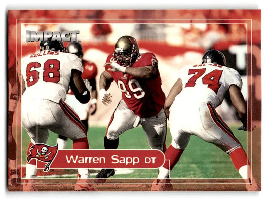 2000 Impact #70 Warren Sapp - Football Card Single