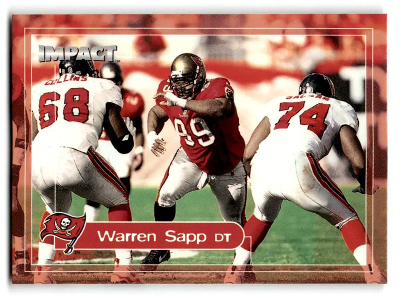 2000 Impact #70 Warren Sapp - Football Card Single
