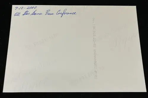 2000 Ken Griffey Jr Original Photo Cin Reds All Star Press Conf Snapshot Type 1 - Sports Memorabilia