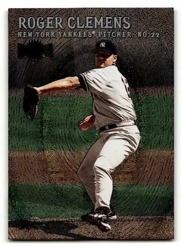 2000 Metal #186 Roger Clemens New York Yankees Baseball Cards EX/NM ID:63508 - Baseball Card Single