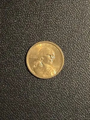 2000 P Sacagawea Golden Dollar - First Year Issue - Circulated US Coin