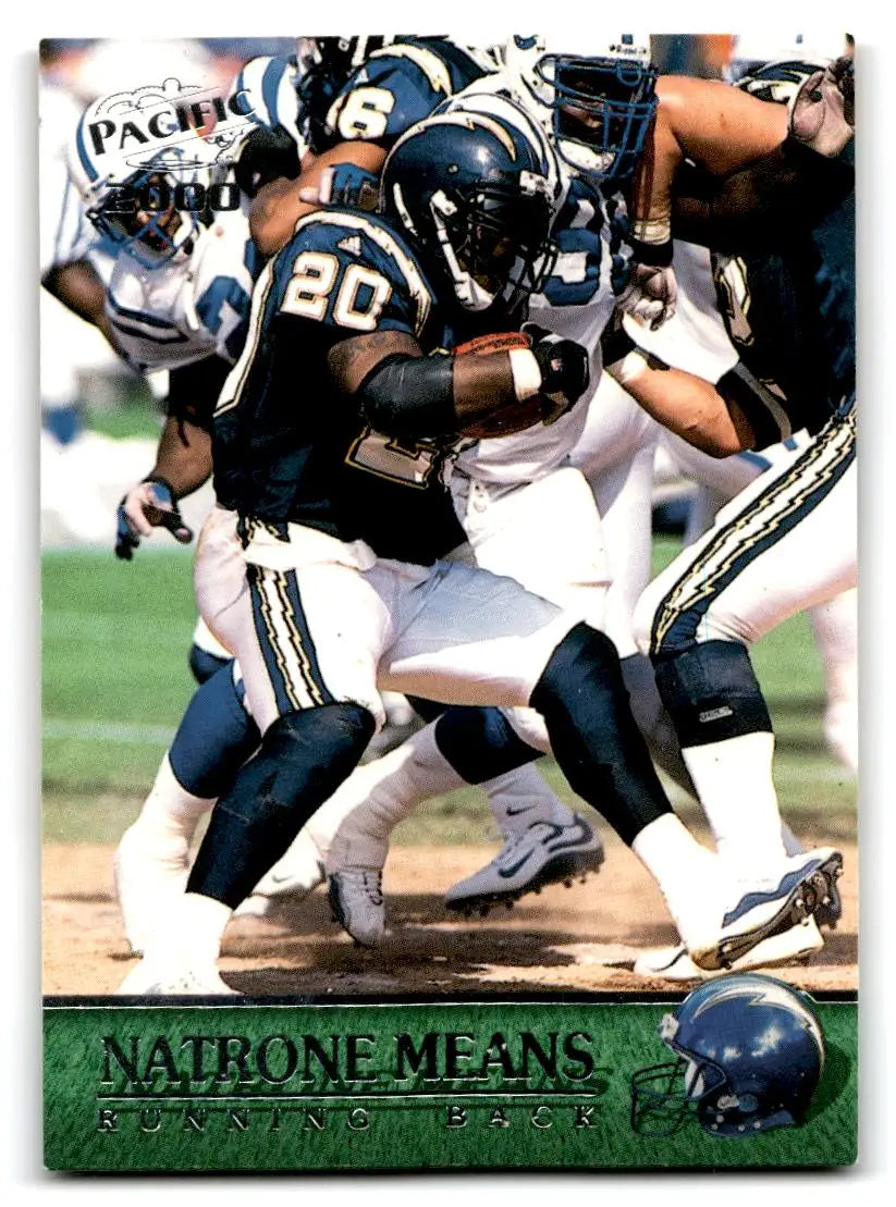 2000 Pacific #329 Natrone Means - Football Card Single