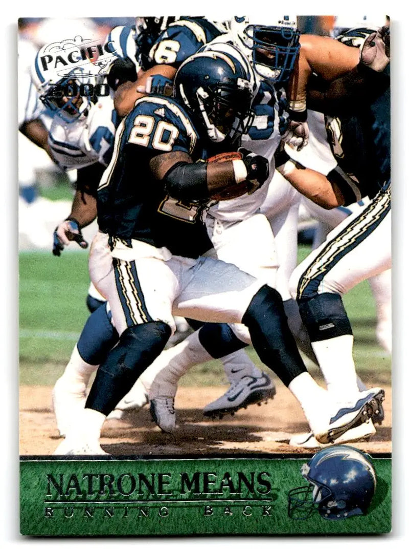 2000 Pacific #329 Natrone Means - Football Card Single