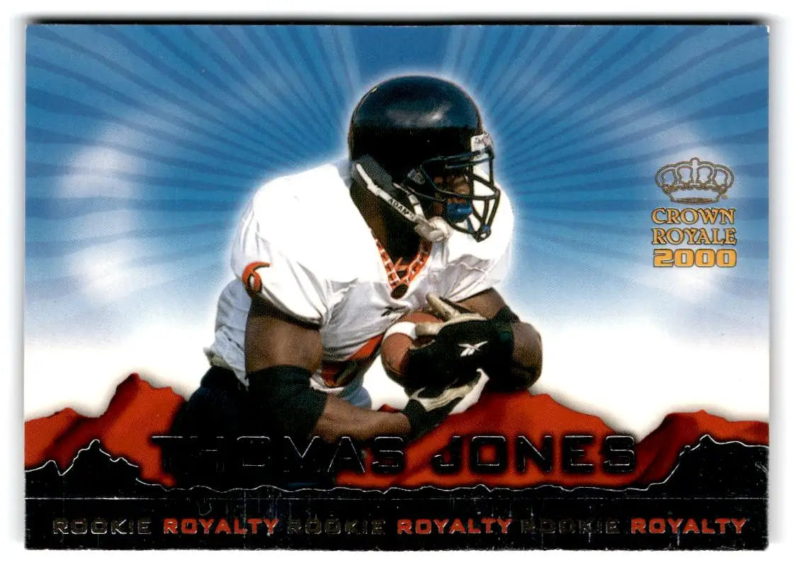 2000 Pacific Crown Royale #10 Thomas Jones Rookie Royalty - Football Card Single
