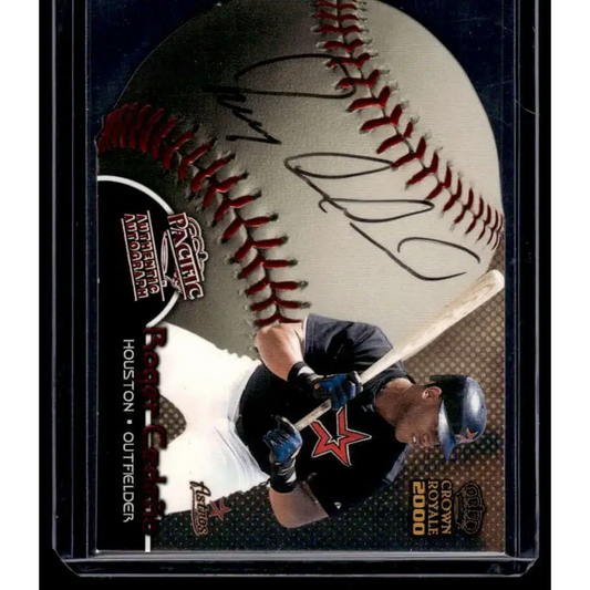 2000 Pacific Crown Royale #11 Roger Cedeno Houston Astros NM-MT Auto Baseball Card - Baseball Card Single