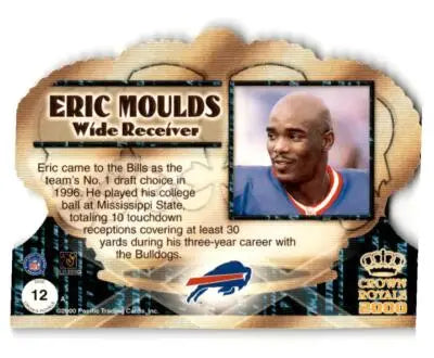 2000 Pacific Crown Royale #12 Eric Moulds - Football Card Single