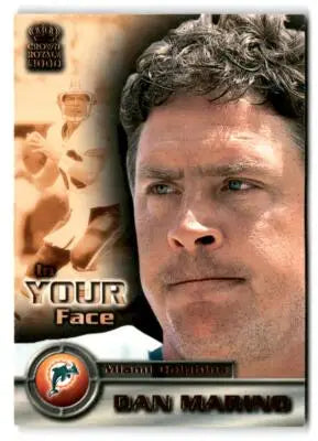 Dan Marino football card from Pacific Crown Royale 2000 series in a collectible product
