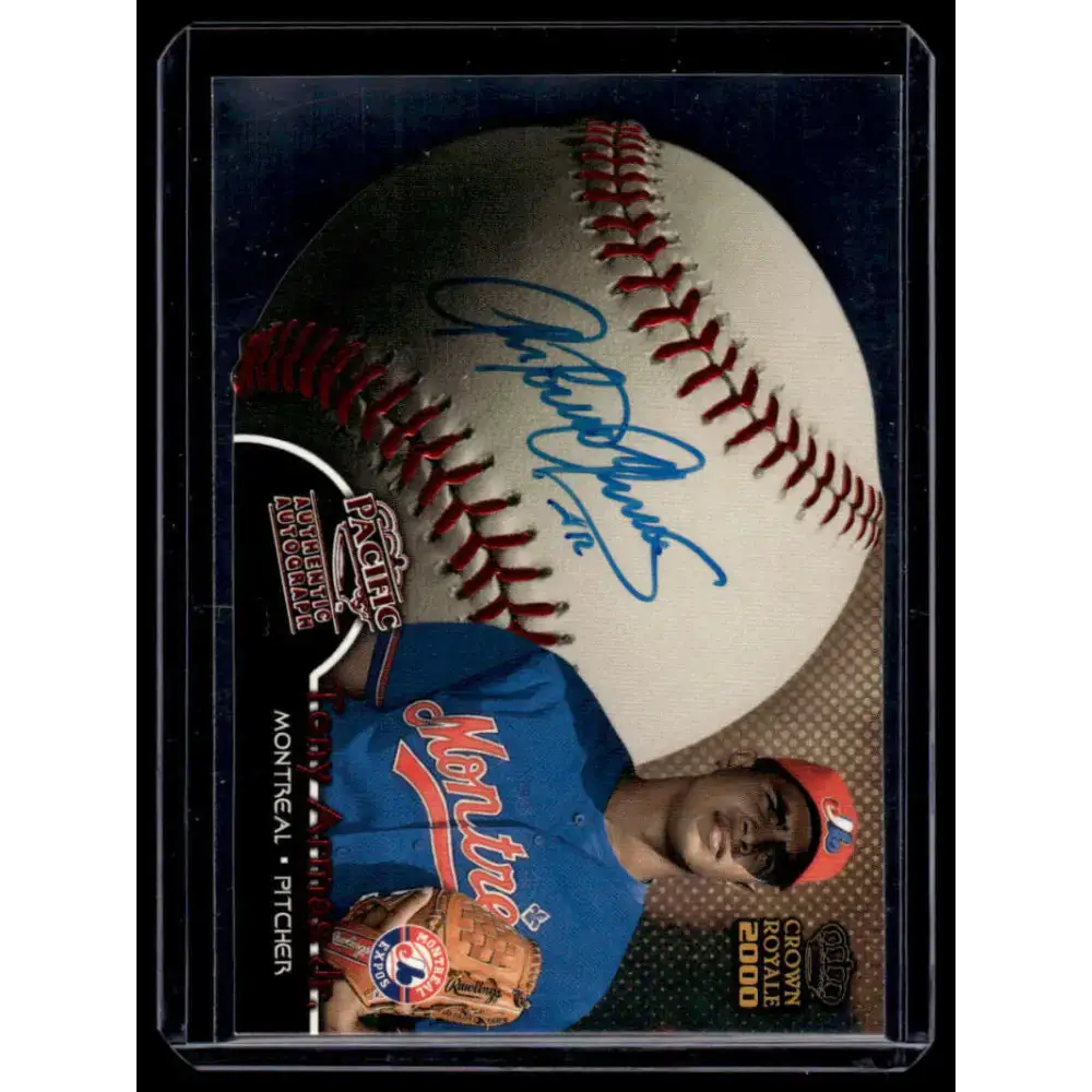 2000 Pacific Crown Royale #15 Tony Armas Jr. St. Louis Cardinals NM-MT Auto Baseball Card - Baseball Card Single