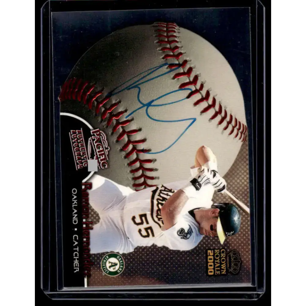 2000 Pacific Crown Royale #19 Ramon Hernandez St. Louis Cardinals NM-MT Auto Baseball Card - Baseball Card Single