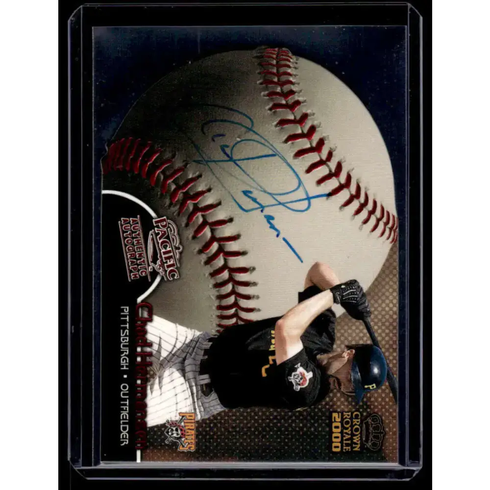 2000 Pacific Crown Royale #21 Chad Hermansen Pittsburgh Pirates NM-MT Auto Baseball Card - Baseball Card Single