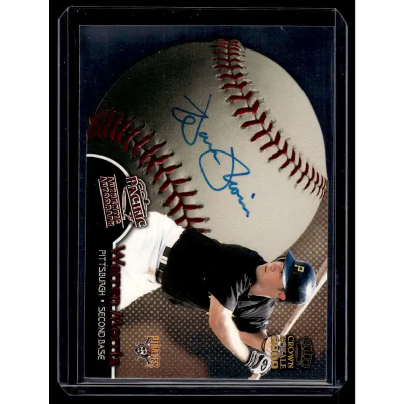 2000 Pacific Crown Royale #22 Warren Morris Pittsburgh Pirates NM-MT Auto Baseball Card - Baseball Card Single