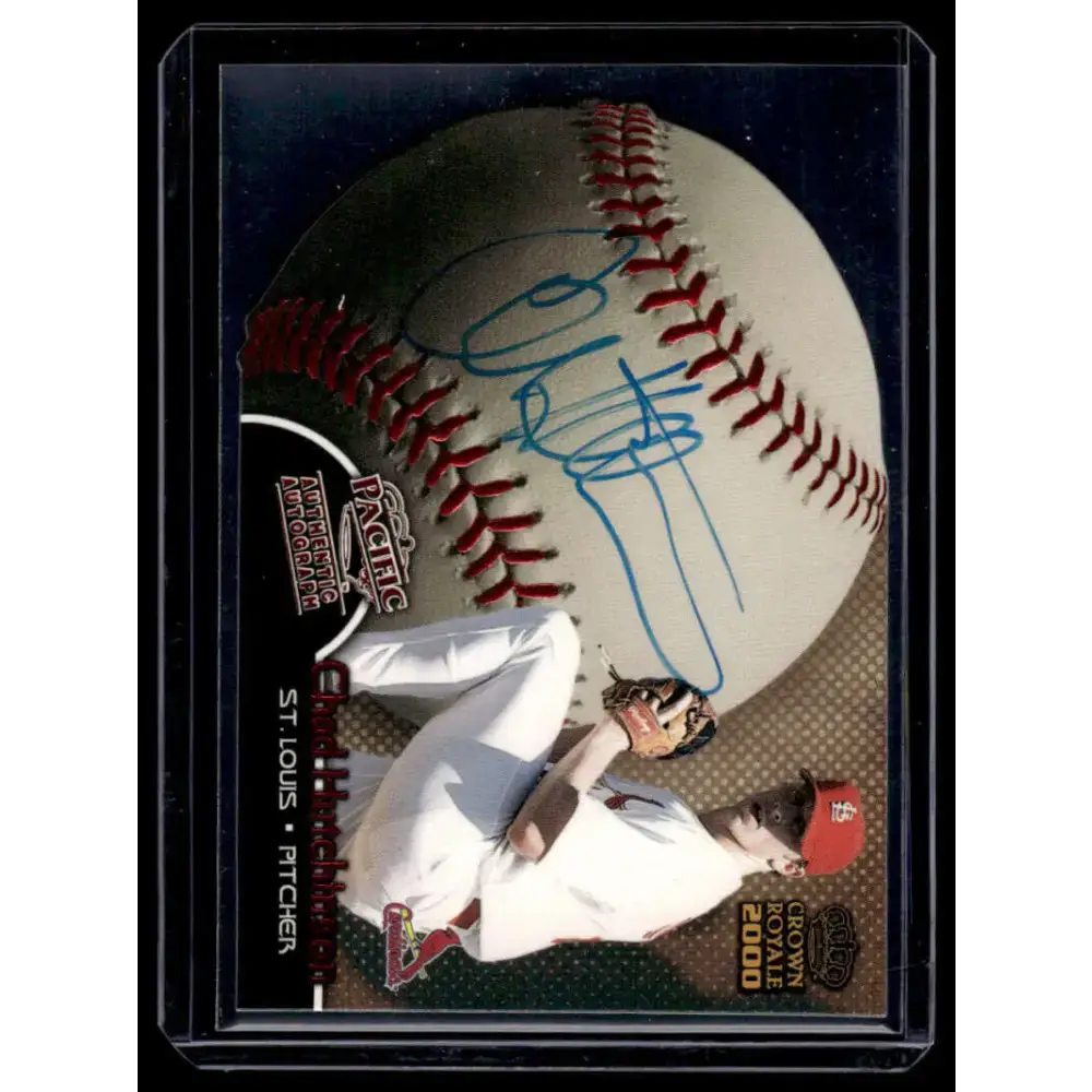 2000 Pacific Crown Royale #24 Chad Hutchinson Pittsburgh Pirates NM-MT Auto Baseball Card - Baseball Card Single