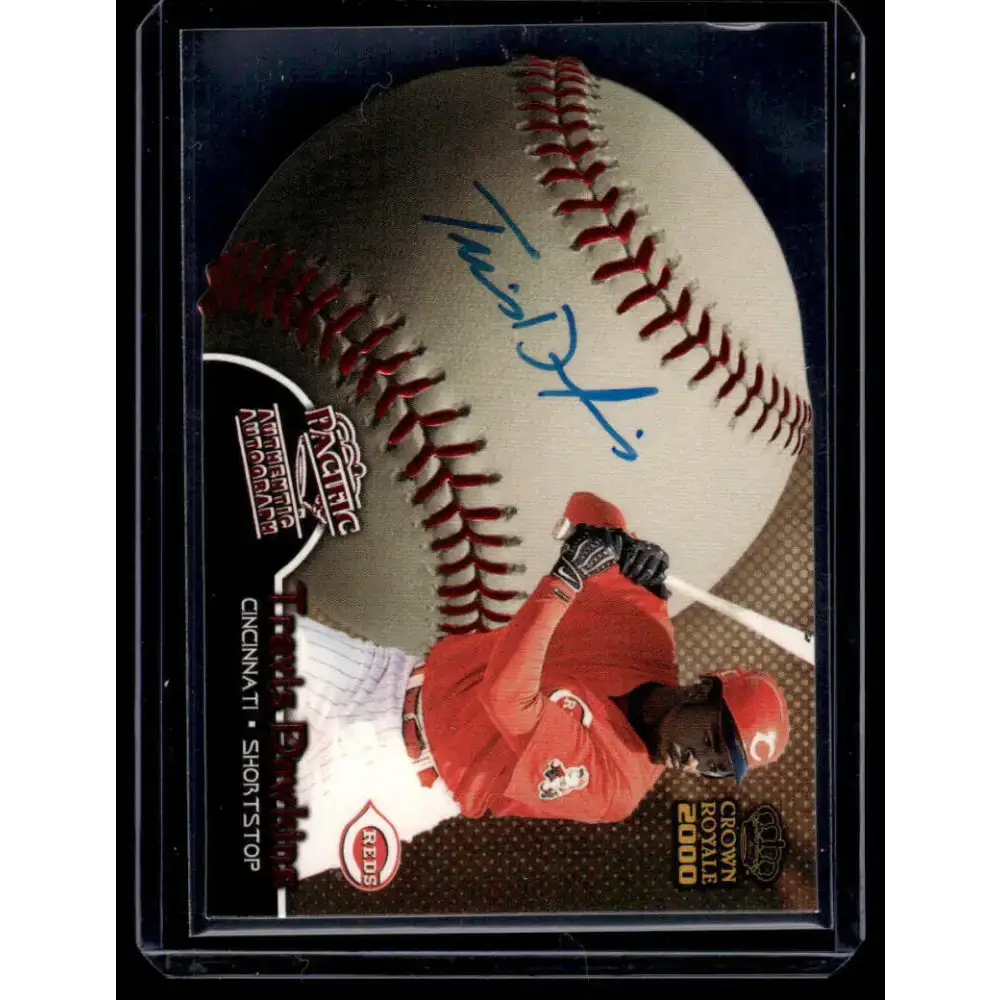 2000 Pacific Crown Royale #5 Travis Dawkins Pittsburgh Pirates NM-MT Auto Baseball Card - Baseball Card Single