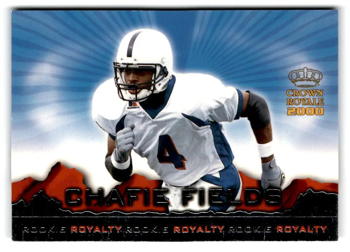 2000 Pacific Crown Royale #7 Chafie Fields Rookie Royalty - Football Card Single