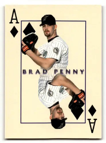 2000 Pacific Invincible Diamond Aces #9 Brad Penny NM Near Mint Marlins ID:58861 - Baseball Card Single