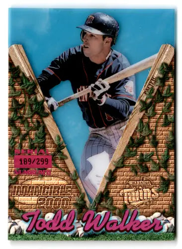 2000 Pacific Invincible Holographic Purple #87 Todd Walker EX Excellent ID:73336 - Baseball Card Single