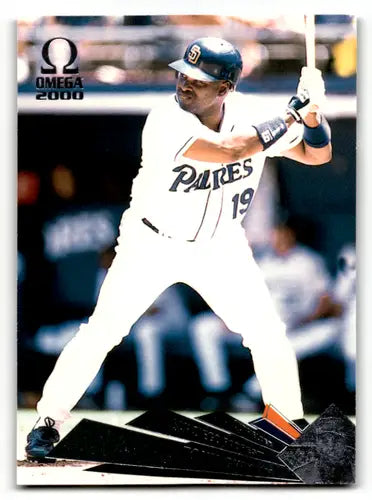 Original gloss baseball card from Pacific Omega series featuring Tony Gwynn Padres